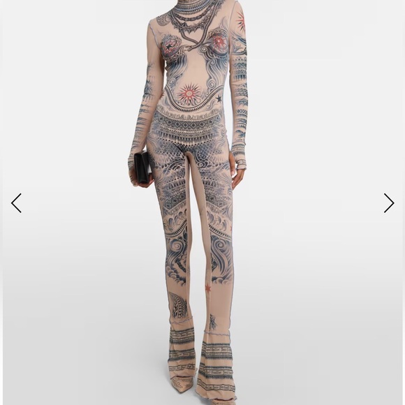JEAN PAUL GAULTIER
Tattoo Collection mesh jumpsuit - Picture 3 of 12